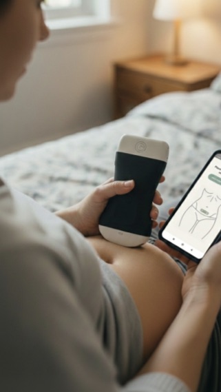 Chealth imaging probe and smartphone app